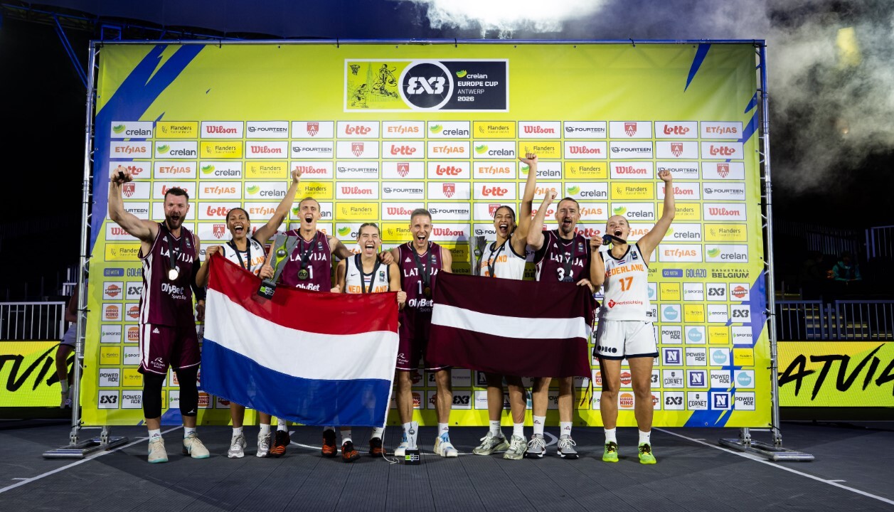 Латвія та Нідерланди — чемпіони Європи 3х3
